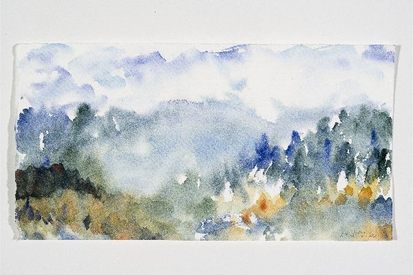 Making Space VII, watercolour on Fabriano Artistico, 10x6 in.
